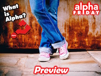 Alpha Friday Preview Logo