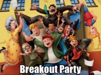 Breakout Party Night Logo