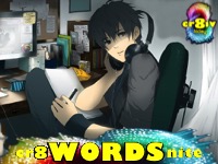 cr8WORDS Night Logo